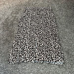 H&M Button Front Midi Skirt